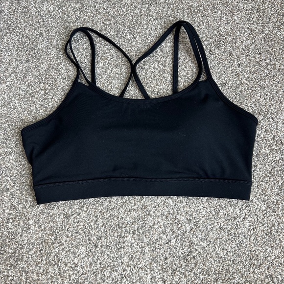 GAIAM Other - Gaiam Black Strappy Sports Bra, Size Large